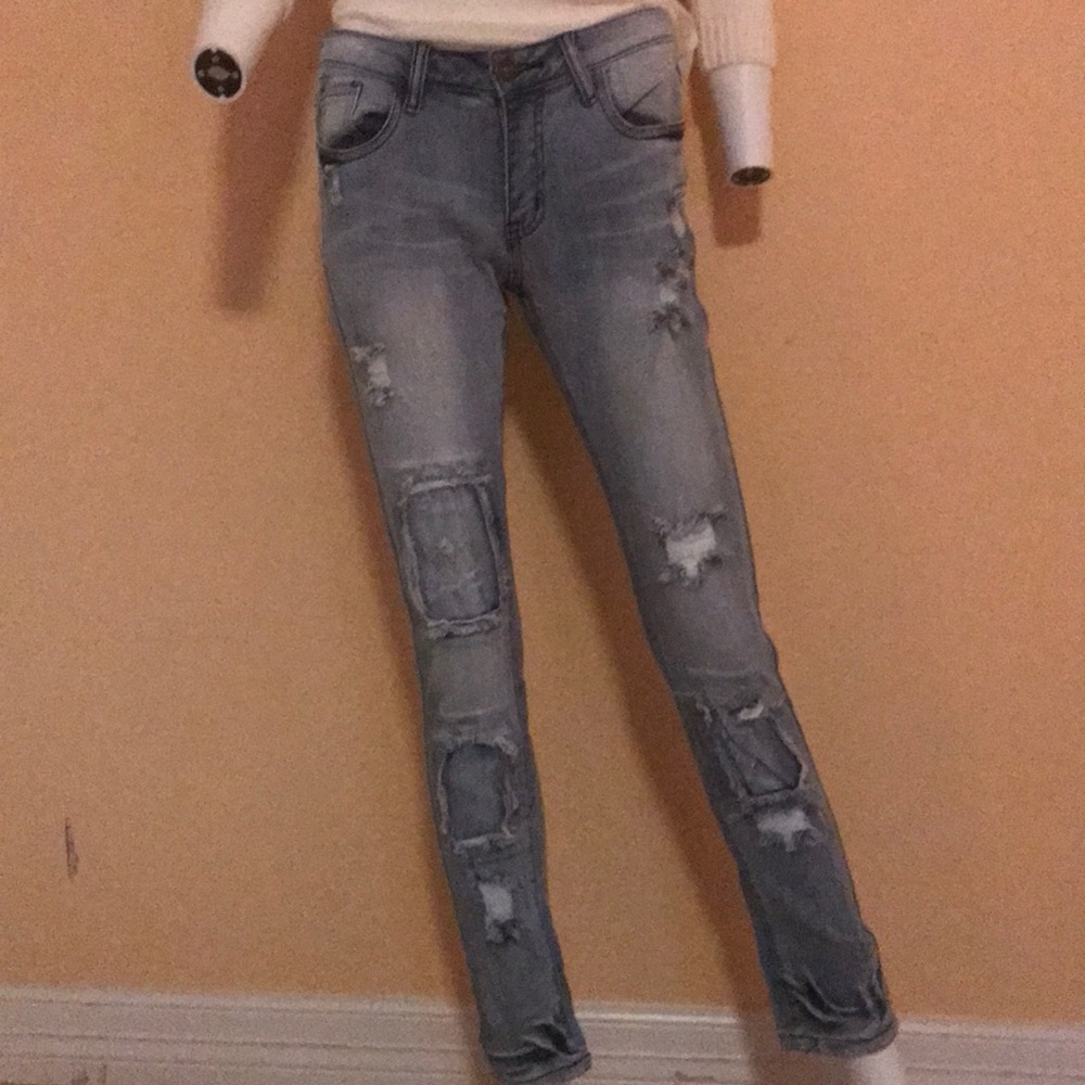 Light blue jeans